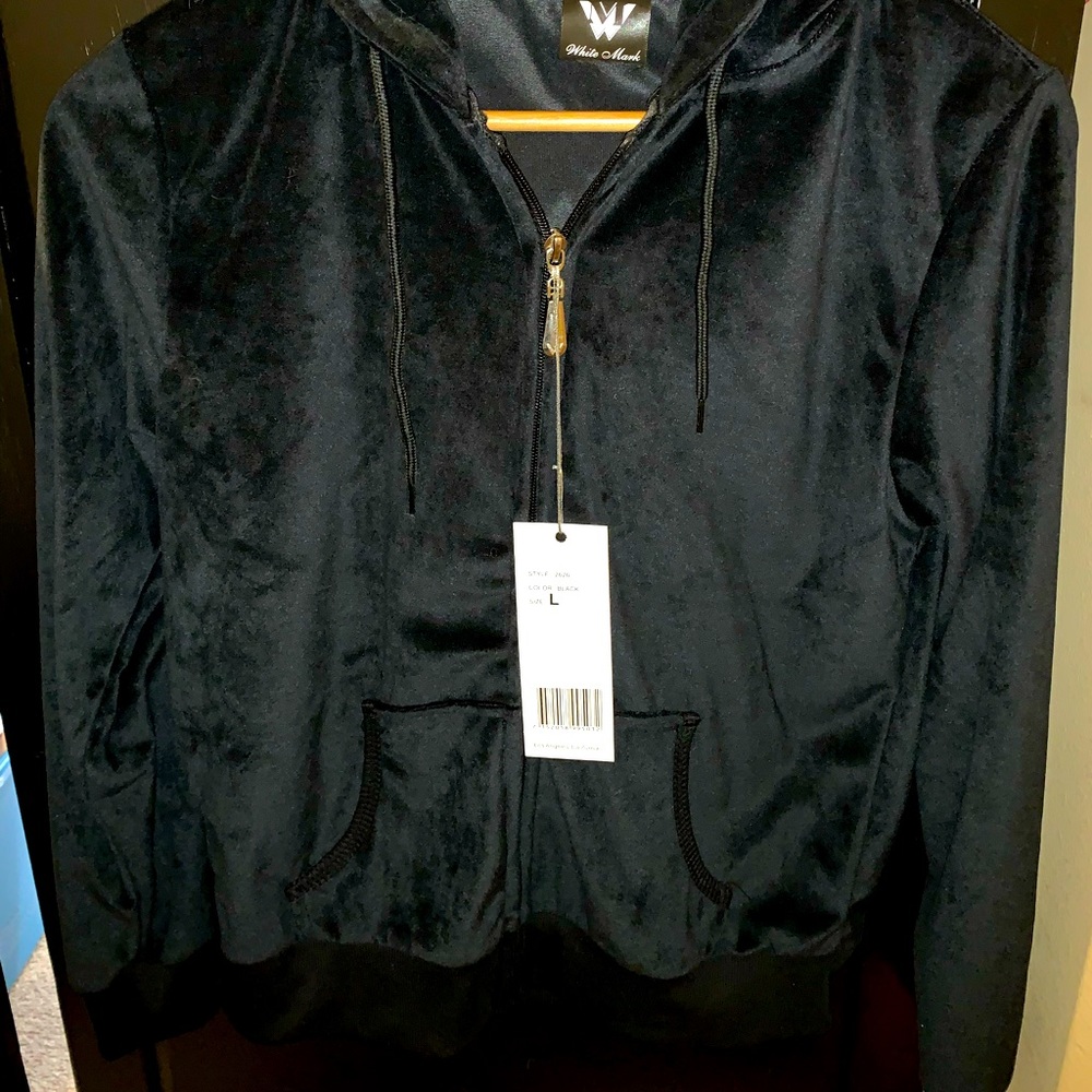 Cute velour feel hoodie